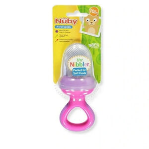 Nuby Nibbler Feeder - Fuchsia and Purple